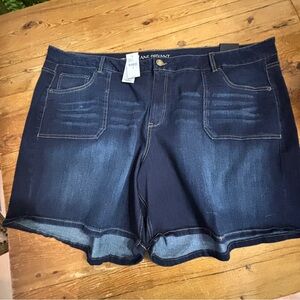 Lane Bryant Women's Jean Shorts - Deep Indigo